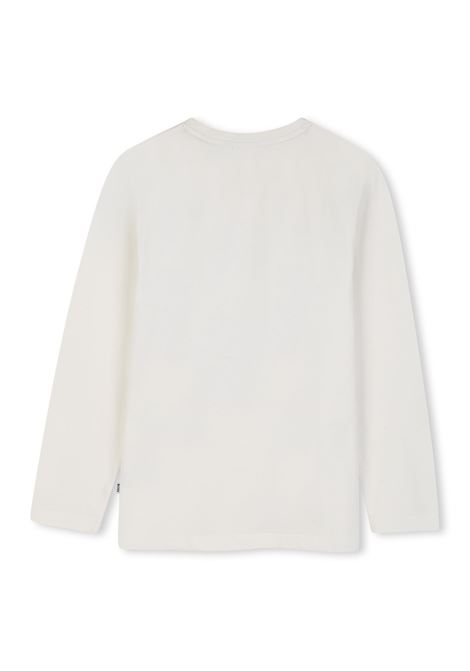 T-shirt girocollo con stampa HUGO BOSS KIDS | J53418120